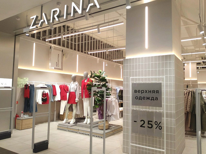 ZARINA, сеть магазинов одежды - освещение рис.6